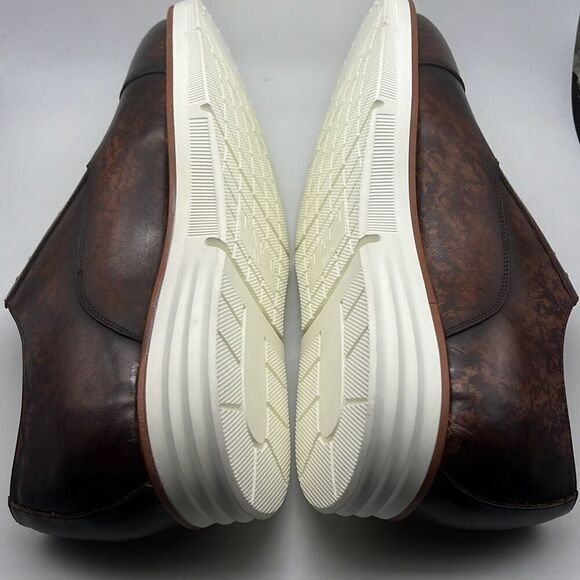 Taft cap‎ toe Lace up espresso Model 102 leather Men dress shoes - Men 10.5 New - Picture 8 of 12